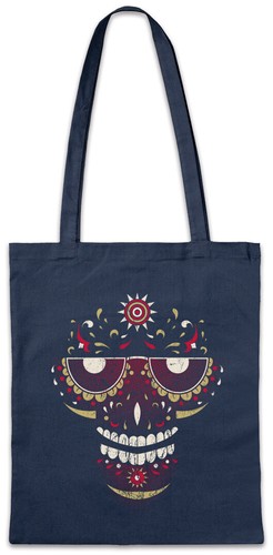 Shopper viso teschio zucchero
