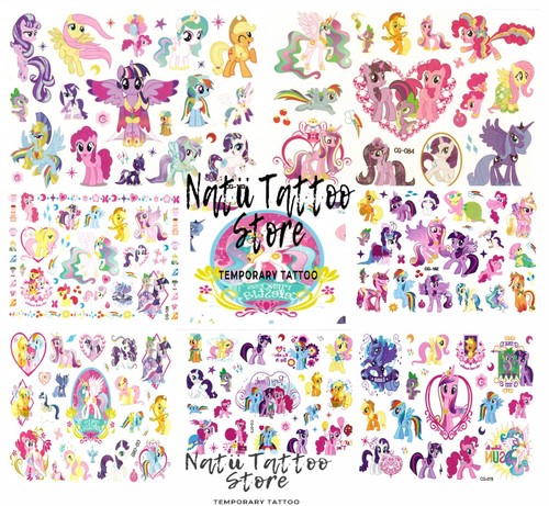 Pony fogli tatuaggi - fogli,
