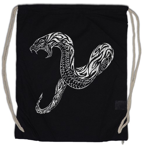Tribal snake borsa - snake, con