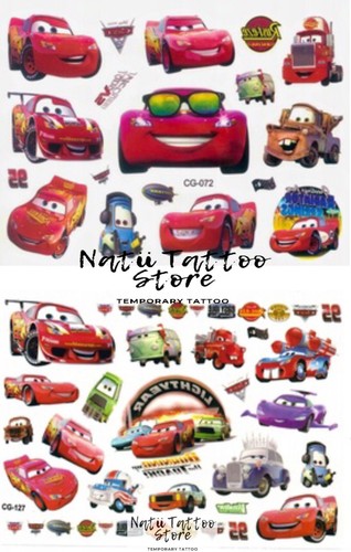 Cars fogli tatuaggi - fogli, temporanei
