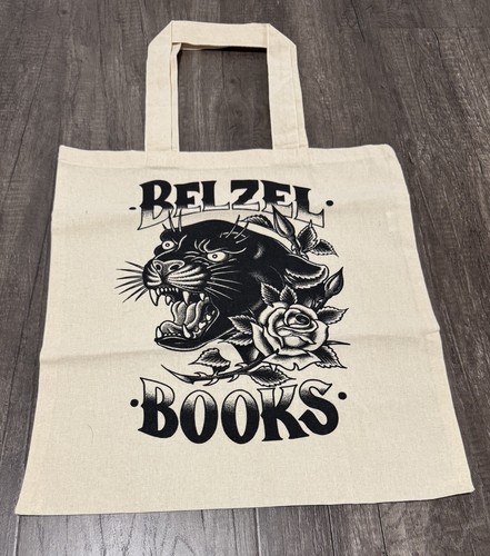 Belzel books tattoo tote - tattoo, bag