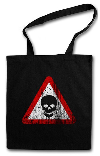 Borsa shopping insegna teschio - shopping,