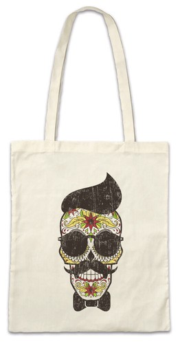 Shopper hipster teschio