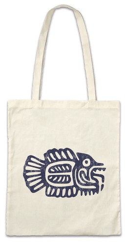 Shopper simbolo pesce inca - shopper,